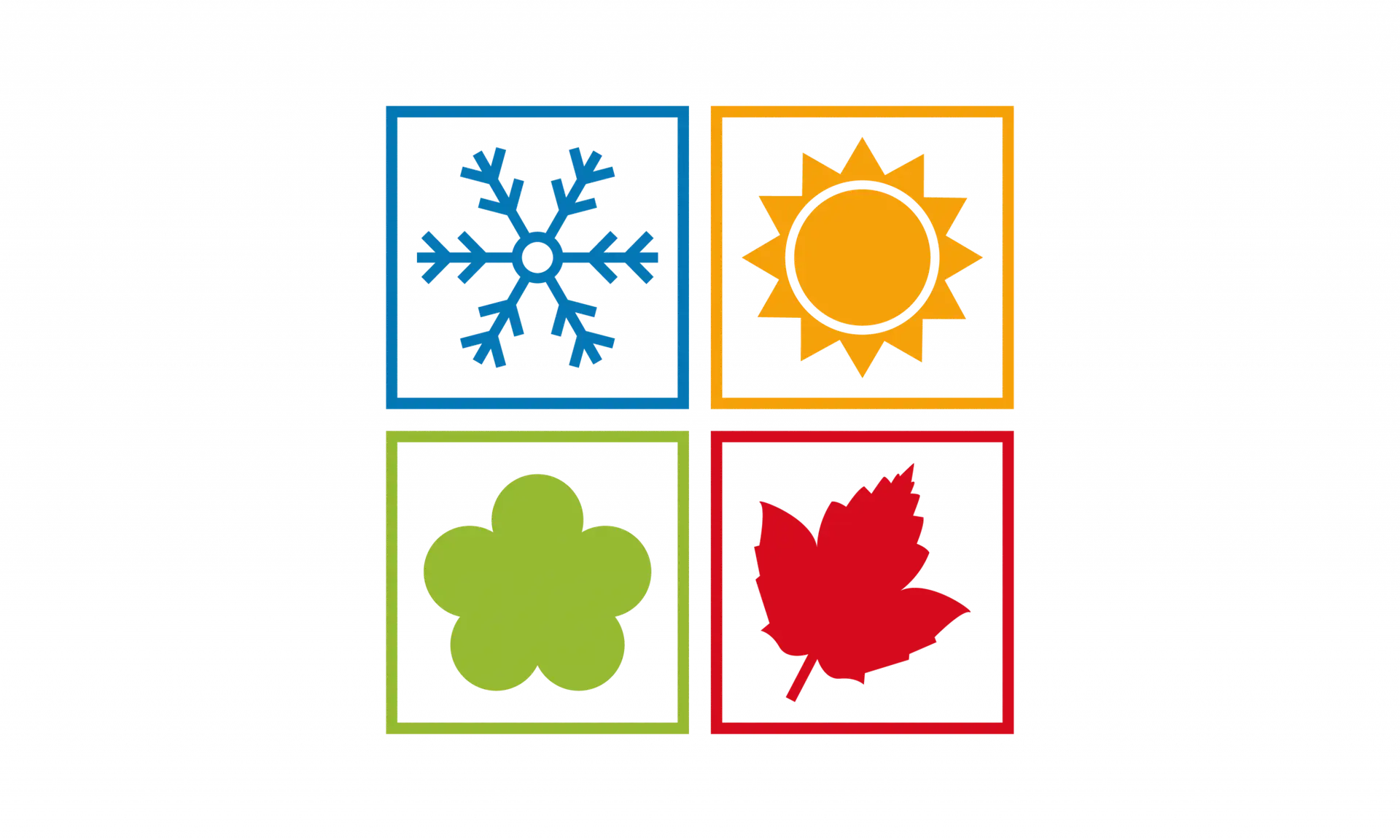 Représente les différentes saisons de l'année